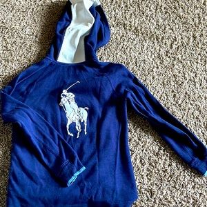 Ralph Lauren hooded light sweatshirt